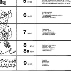 Pfaff sewing machine parts diagram